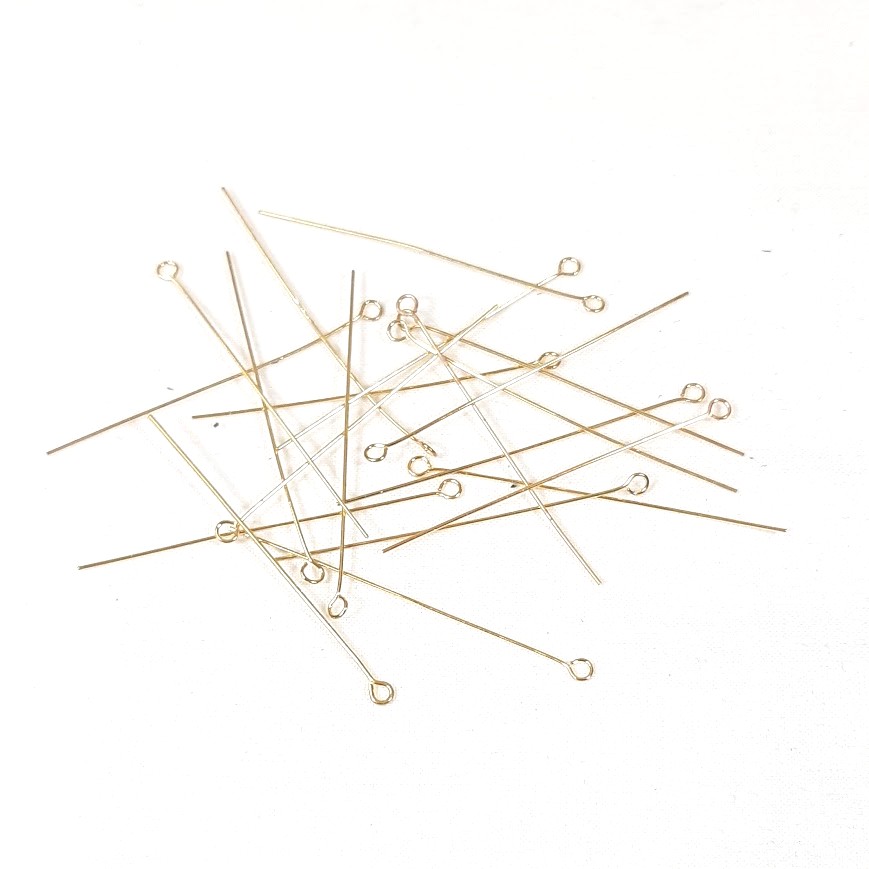 Appr&ecirc;ts bijoux: Lot de clous m&eacute;tal avec oeil 