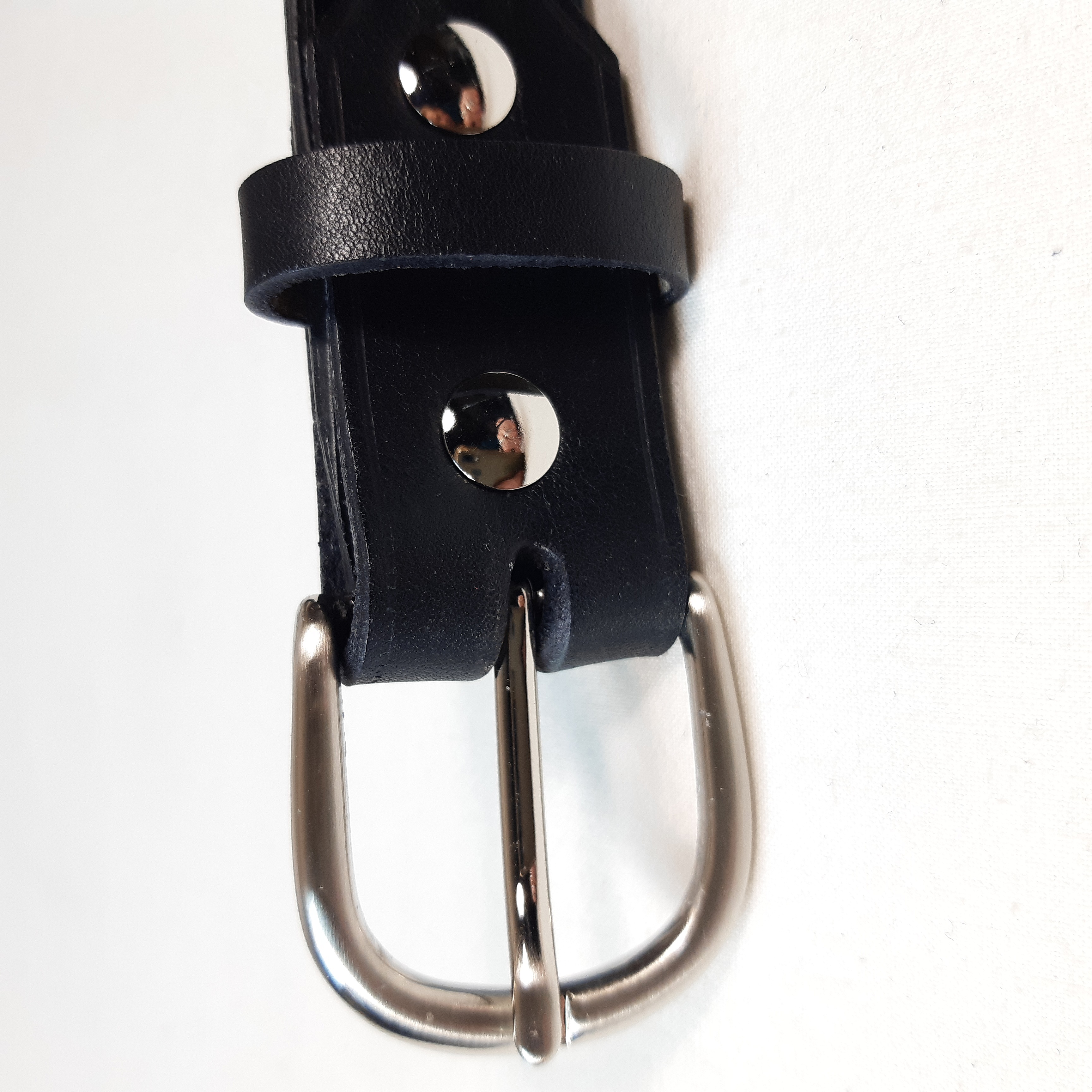 Ceinture pour Lui en cuir noir