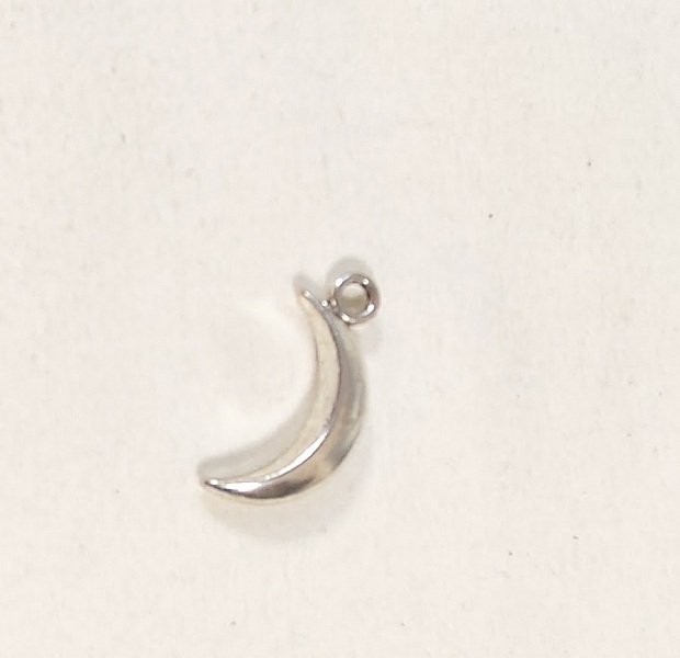 Lot de 5 breloques en forme de croissant de lune